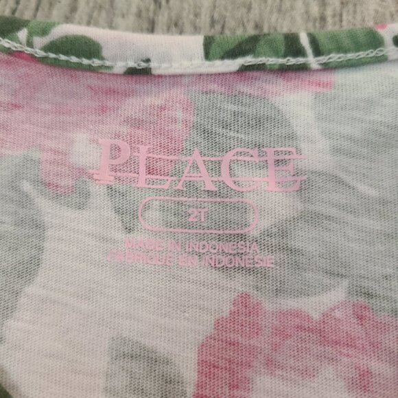 🏷 3/$15 or 5/$20 The Children's Place girls spring floral pink dress size 2T - Picture 5 of 7